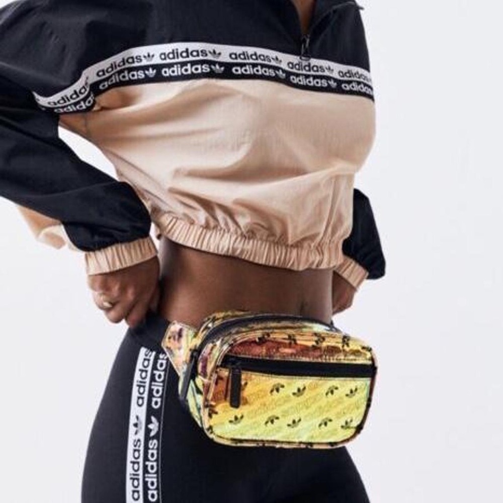 Adidas Originals Gold Iridescent Belt Bag